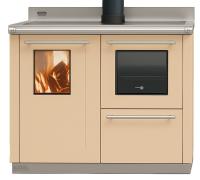 Thermorossi Küchenherd Bosky F-30 Square EVO5 READY TO START wasserführend Beige 17,9 kW